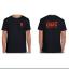 Oldham Sixth Form College T-Shirt - Design 2 with Orange Print Swatch
